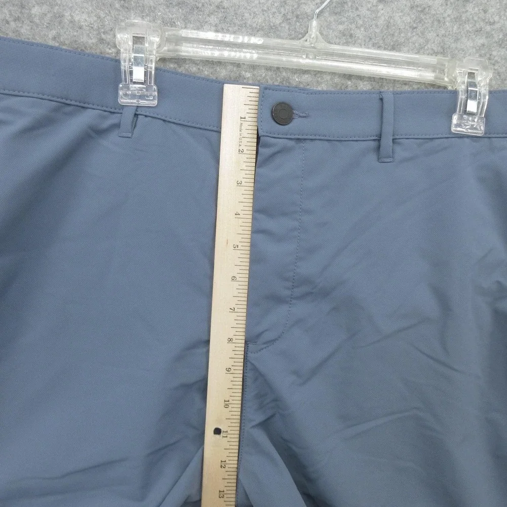 Banana Republic Pants Mens 40x31 Blue Gray Performance Golf Flat Front
